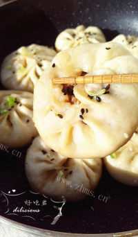 美味香菇虾仁生煎包做法图解22)