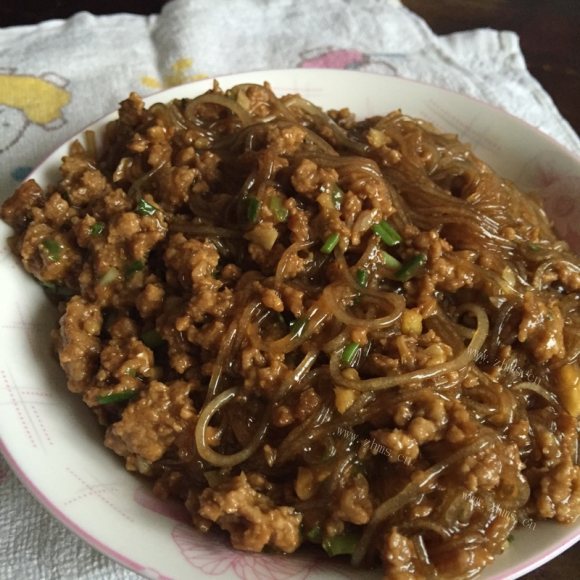 五味俱全的肉末粉丝