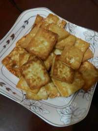 家常菜香煎豆腐做法图解3)