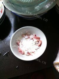 花菜炒肉片做法图解5)