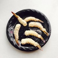 补肾番茄面包虾做法图解9)