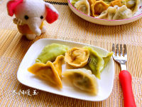 蔬菜味速冻彩色花样饺子做法图解20)