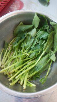家常菜糖醋菠菜做法图解1)