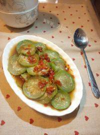 家常菜剁椒蒸丝瓜