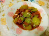 家常菜黄瓜炒牛肉