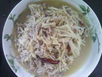 家常菜肉丝金针菇