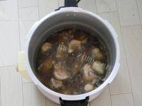 鹅肉炖粉条做法图解3)