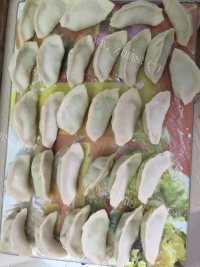 美味营养的韭菜鸡蛋馅水饺做法图解7)