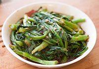 健康美食豆豉油麦菜