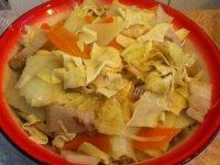 家常菜白菜炒干豆腐