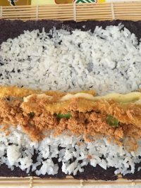 DIY紫菜包饭做法图解3)