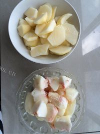 苹果桃汁做法图解1)