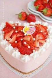 自制草莓冻芝士蛋糕
