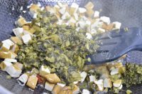 家常雪菜毛豆炒豆干做法图解6)
