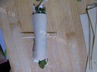 自己做的豆皮卷做法图解3)