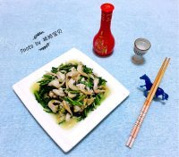 新鲜的韭菜炒鸟贝做法图解16)