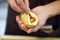 独特芝士岩溶面包做法图解3)