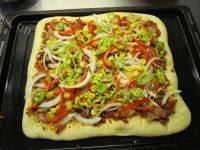 #暖心#方形大披萨的做法图解二十五