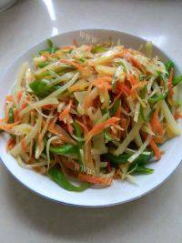 家常菜炒三丝