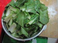 鲜嫩的香菇炒油菜做法图解2)