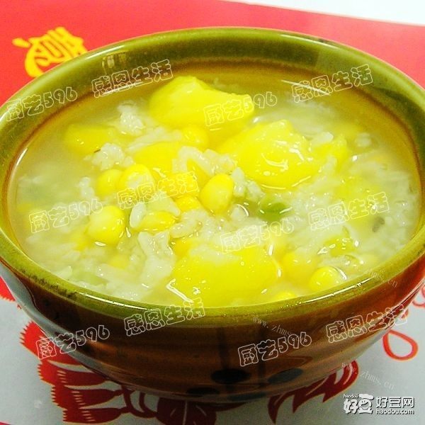 玉米红薯粥