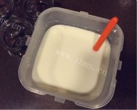 好吃不腻的面包机酸奶做法图解7)