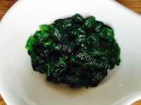 好吃的菠菜蛋黄瘦肉粥做法图解3)