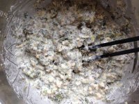 香脆的荠菜薄饼做法图解4)