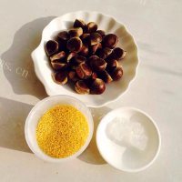 小米栗子粥做法图解1)