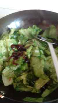 色香味俱全的蒜蓉油麦菜做法图解6)
