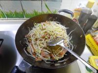 家常菜豆芽炒香干做法图解8)
