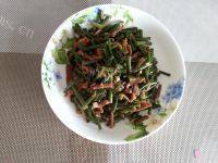 家常菜肉丝炒豇豆