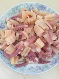 回味无穷的炒鱿鱼做法图解3)