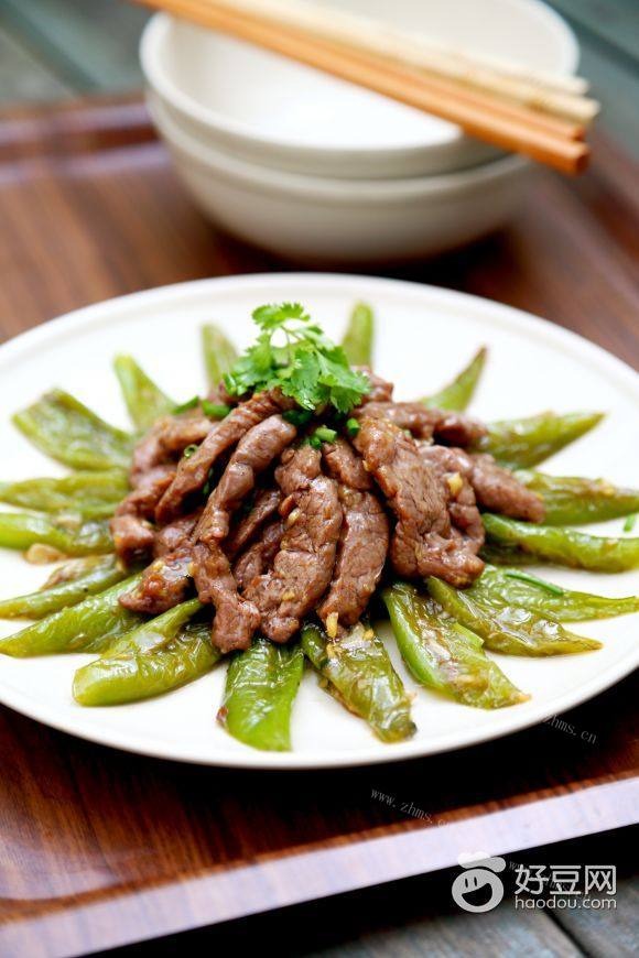 「手工美食」杭椒牛柳