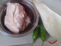 让人怀念的杏鲍菇炒肉片做法图解1)
