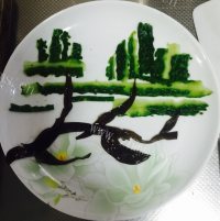 美味的火腿拼盘做法图解2)