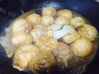 简单版油面筋塞肉做法图解5)