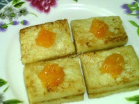 美味的柚香法式土司做法图解13)