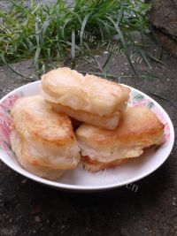 美味的香煎年糕