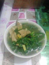 美味的枸杞猪肝瘦肉汤