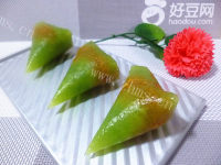 美味的南瓜水晶粽子做法图解13)