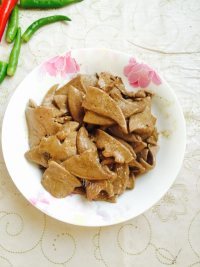 色香味俱全的湘西土匪猪肝做法图解3)