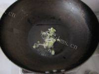 油菜炒肉自制做法图解4)