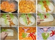 营养的墨西哥鸡肉卷做法图解2)