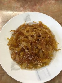 美味的糖渍文旦皮做法图解8)