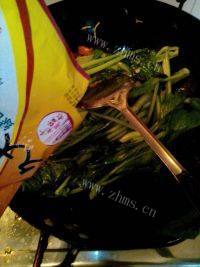家庭版炒菜心