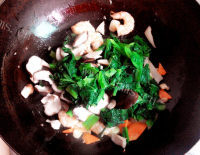 美味的白菜虾仁烩豆腐的做法图解五