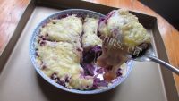 美味芝士焗紫薯做法图解11)