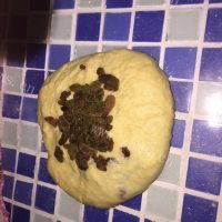 自制葡萄干司康做法图解6)