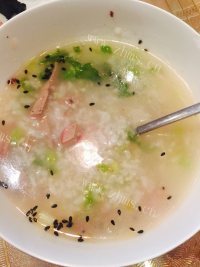 好吃的杂米猪肝粥做法图解6)